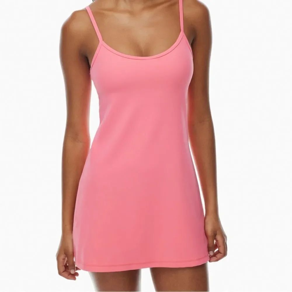 J. Crew pink tennis stretch built in shorts skort athletic dress S
